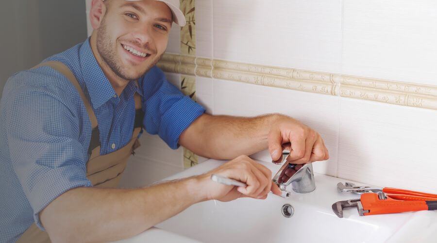 Faucet cartridge replacement in Dana, IA